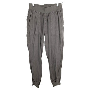 Faherty Arlie Day Pants Joggers Army Olive Green Sz S Gorpcore Lounge Comfort